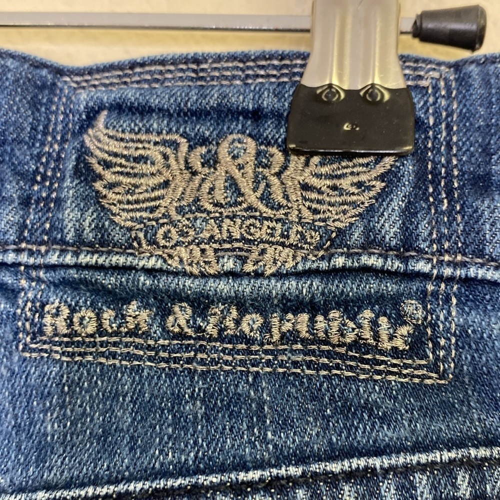 Rock & Republic Blue Straight Leg Jeans Men's Size 33 - Picture 10 of 15